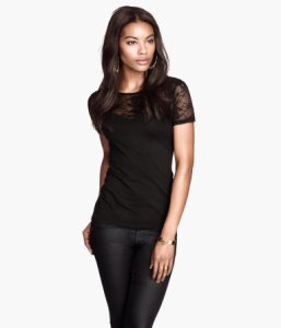 T-Shirt with Lace